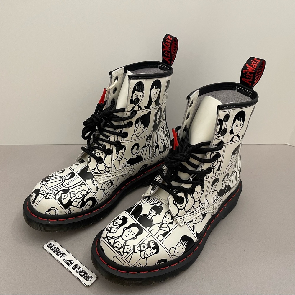 DR. MARTENS 1460 For Pride Fuyuki Kanai Leather Boots